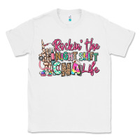 White rockin the night shift cna life Classic Tee - RanaPortraitStore