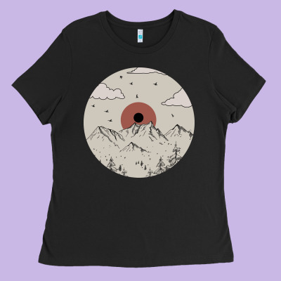 The Mountains Are Calling Ladies Tee Designed By Bettercallsaul