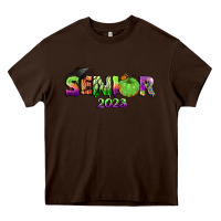 Chocolate Brown senior 2023 halloween Heavy Core Tee - BundleAndBundleShop