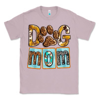 Lilac Dog Mom with Paw Classic Tee - texasbilliewilder