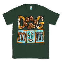 Sports Green Dog Mom with Paw Classic Tee - texasbilliewilder