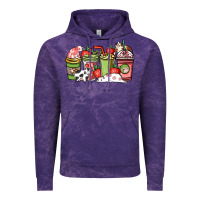 Cloud Purple Cow and strawberry coffee cups Vintage Hoodie - HowdyJamesFarm