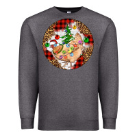 Charcoal Heather Christmas chicken Premium Sweatshirt - Artiststas
