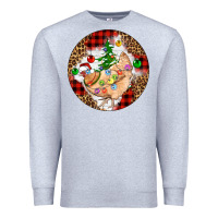 Heather Grey Christmas chicken Premium Sweatshirt - Artiststas