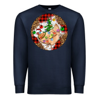 Navy Christmas chicken Premium Sweatshirt - Artiststas