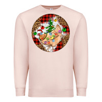 Pale Pink Christmas chicken Premium Sweatshirt - Artiststas