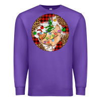 Purple Christmas chicken Premium Sweatshirt - Artiststas