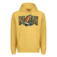 Antique Gold American football mom Premium Hoodie - Jasminsmagicworld