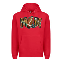 Red American football mom Premium Hoodie - Jasminsmagicworld