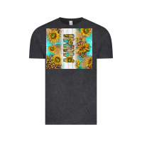 Vintage Black western mother's day mimi with turquoise and sunflowers and leopard tu Vintage Tee - TumblerDesignByShophia
