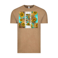 Vintage Coffee western mother's day mimi with turquoise and sunflowers and leopard tu Vintage Tee - TumblerDesignByShophia
