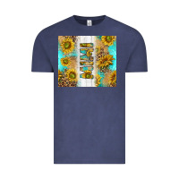 Vintage Denim western mother's day mimi with turquoise and sunflowers and leopard tu Vintage Tee - TumblerDesignByShophia
