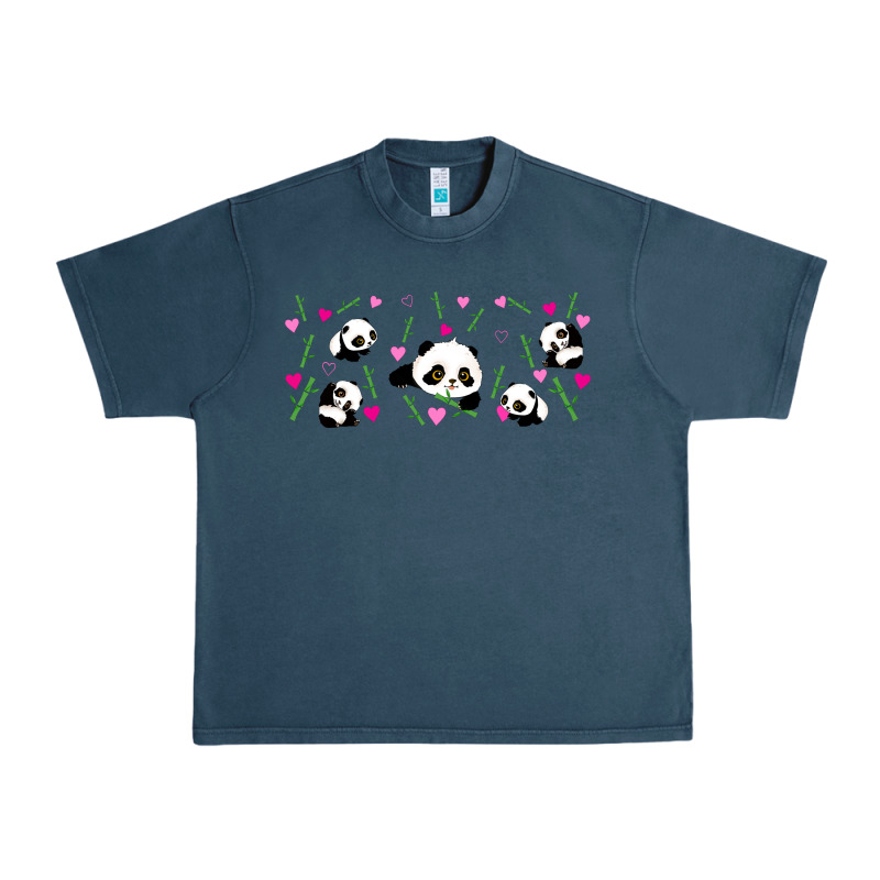 Cute Panda Urban Heavy Tee by TumblerDesignByShophia | Teevron