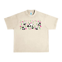 Sandshell cute panda Urban Heavy Tee - TumblerDesignByShophia