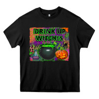 Black drink up witches Heavy Core Tee - BundleAndBundleShop