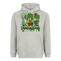 Moon Dust nurses love shenanigans st patricks day Heavyweight Hoodie - Artiststas