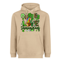 Mushroom nurses love shenanigans st patricks day Heavyweight Hoodie - Artiststas