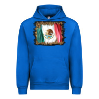 Distressed Mexico Flag Urban Hoodie | Teevron