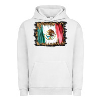 Pigment Lunar Rock distressed mexico flag Urban Hoodie - BarkalooDesign