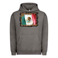 Pigment Tornado distressed mexico flag Urban Hoodie - BarkalooDesign