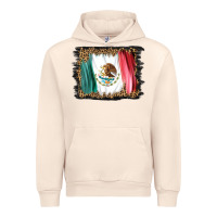 Sandshell distressed mexico flag Urban Hoodie - BarkalooDesign