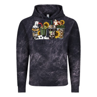 Cloud Black Cowhide coffee cups Vintage Hoodie - HowdyJamesFarm