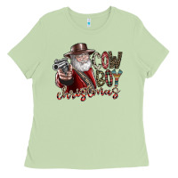 Matcha cowboy christmas Ladies Tee - SublimationCraftShop