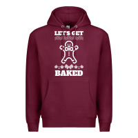 Let's Get Baked Smoking Weed Funny Christmas Gift 1 Premium Hoodie | Teevron