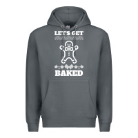 Rock Let's Get Baked Smoking Weed Funny Christmas Gift 1 Premium Hoodie - lanVoArt