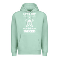 Seafoam Let's Get Baked Smoking Weed Funny Christmas Gift 1 Premium Hoodie - lanVoArt