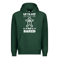 Sports Green Let's Get Baked Smoking Weed Funny Christmas Gift 1 Premium Hoodie - lanVoArt