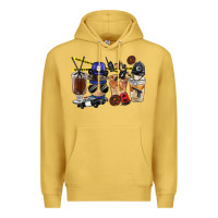Police Coffee Cups Premium Hoodie | Teevron