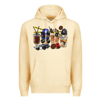 Pina Colada Police Coffee Cups Premium Hoodie - FaDigitalArtStudio