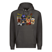 Smoke Police Coffee Cups Premium Hoodie - FaDigitalArtStudio
