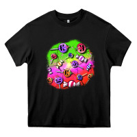 Black halloween candy  patches Heavy Core Tee - BundleAndBundleShop