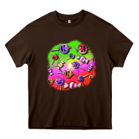 Chocolate Brown halloween candy  patches Heavy Core Tee - BundleAndBundleShop