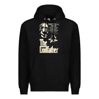 Black The Godfather Premium Hoodie - lanVoArt
