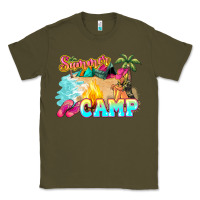 Army Green summer camp Classic Tee - NancyCooperArtShop