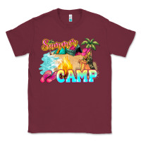 Burgundy summer camp Classic Tee - NancyCooperArtShop