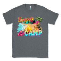 Charcoal Heather summer camp Classic Tee - NancyCooperArtShop