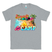 Heather Grey summer camp Classic Tee - NancyCooperArtShop