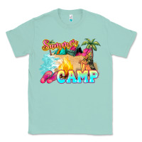Seafoam summer camp Classic Tee - NancyCooperArtShop