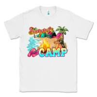 White summer camp Classic Tee - NancyCooperArtShop