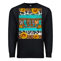 Black Welcome fall Premium Sweatshirt - Artiststas