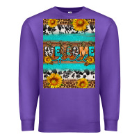 Purple Welcome fall Premium Sweatshirt - Artiststas