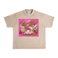 French Oak pigs Urban Heavy Tee - TumblerDesignByShophia
