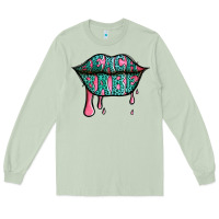 Matcha beach babe leopard lips Long Sleeve Tee - Jasminsmagicworld