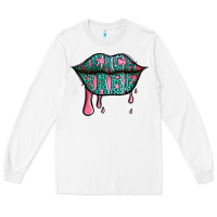 White beach babe leopard lips Long Sleeve Tee - Jasminsmagicworld