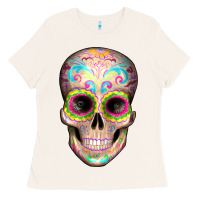 Bone Mexican Skull Ladies Tee - Artiststas