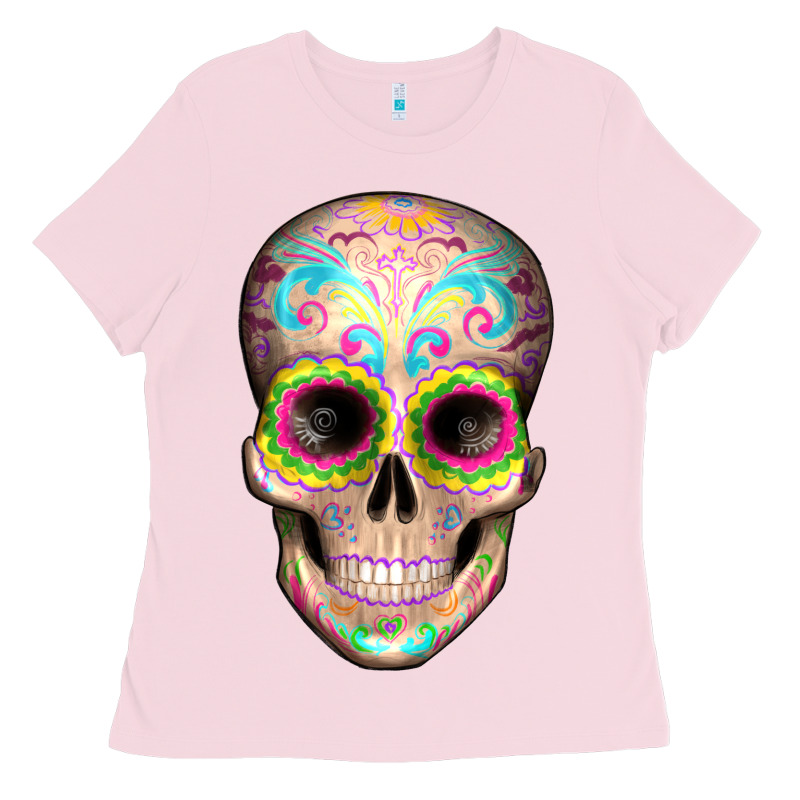 Mexican Skull Ladies Tee by Artiststas | Teevron